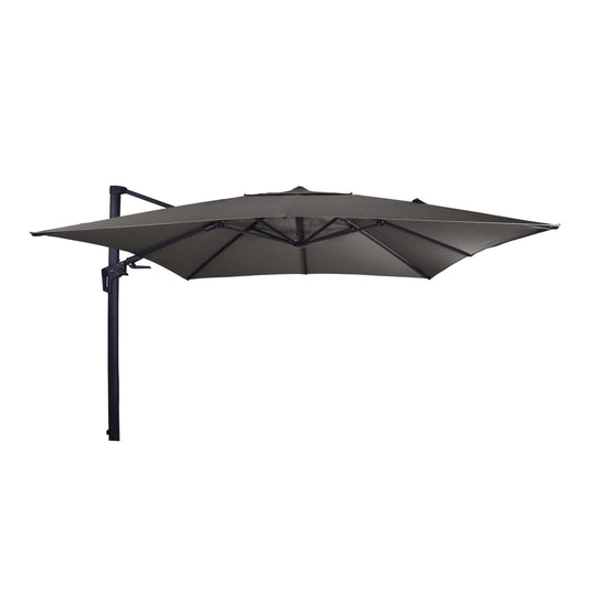 Zweefparasol VirgoFlex Edition | Grijs | 80+ UV Protection | 3 x 3 Meter | Vierkant