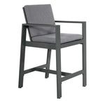 Tuinbarstoel Malibu | Grijs