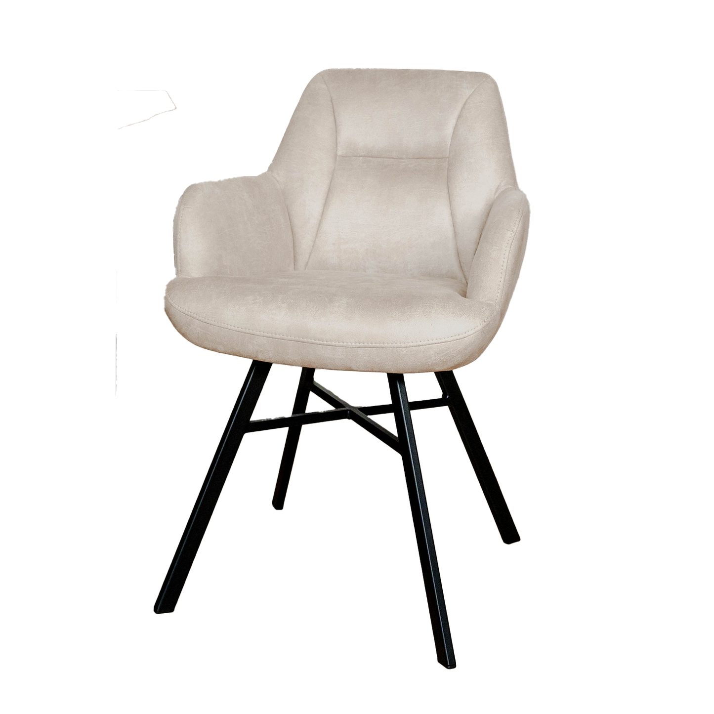 Eetkamerstoel Nelson | Toffee Microvezel