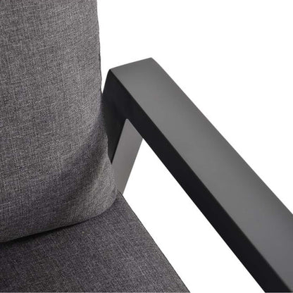 Loungebank Ohio | 6 zits | Grijs