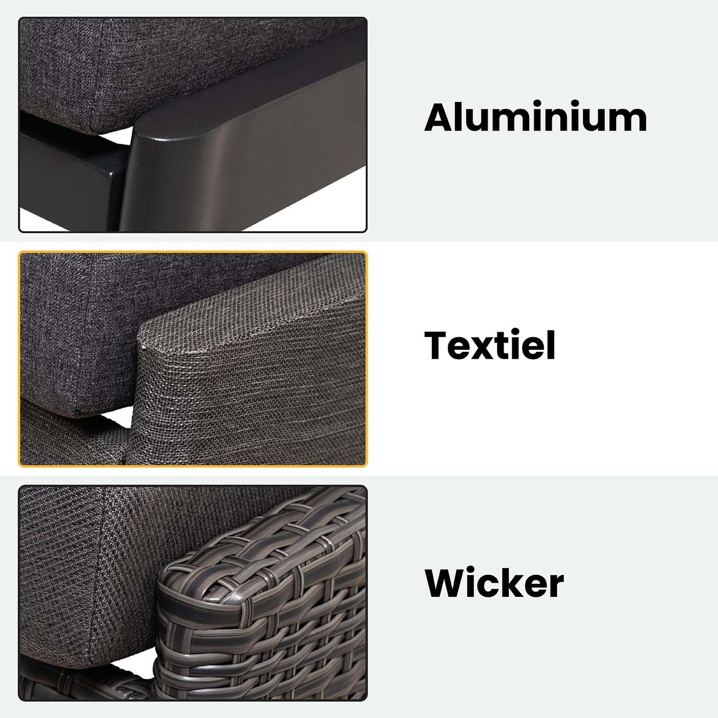 Loungestoel Florence | Textiel