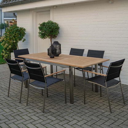 Uitschuifbare tuintafel Marmaris | Teakhout