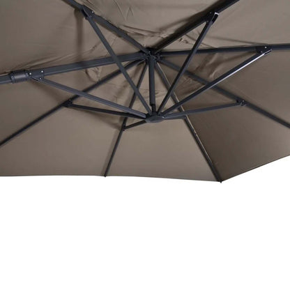 Zweefparasol VirgoFlex | 3 x 3 Meter | Vierkant | Taupe