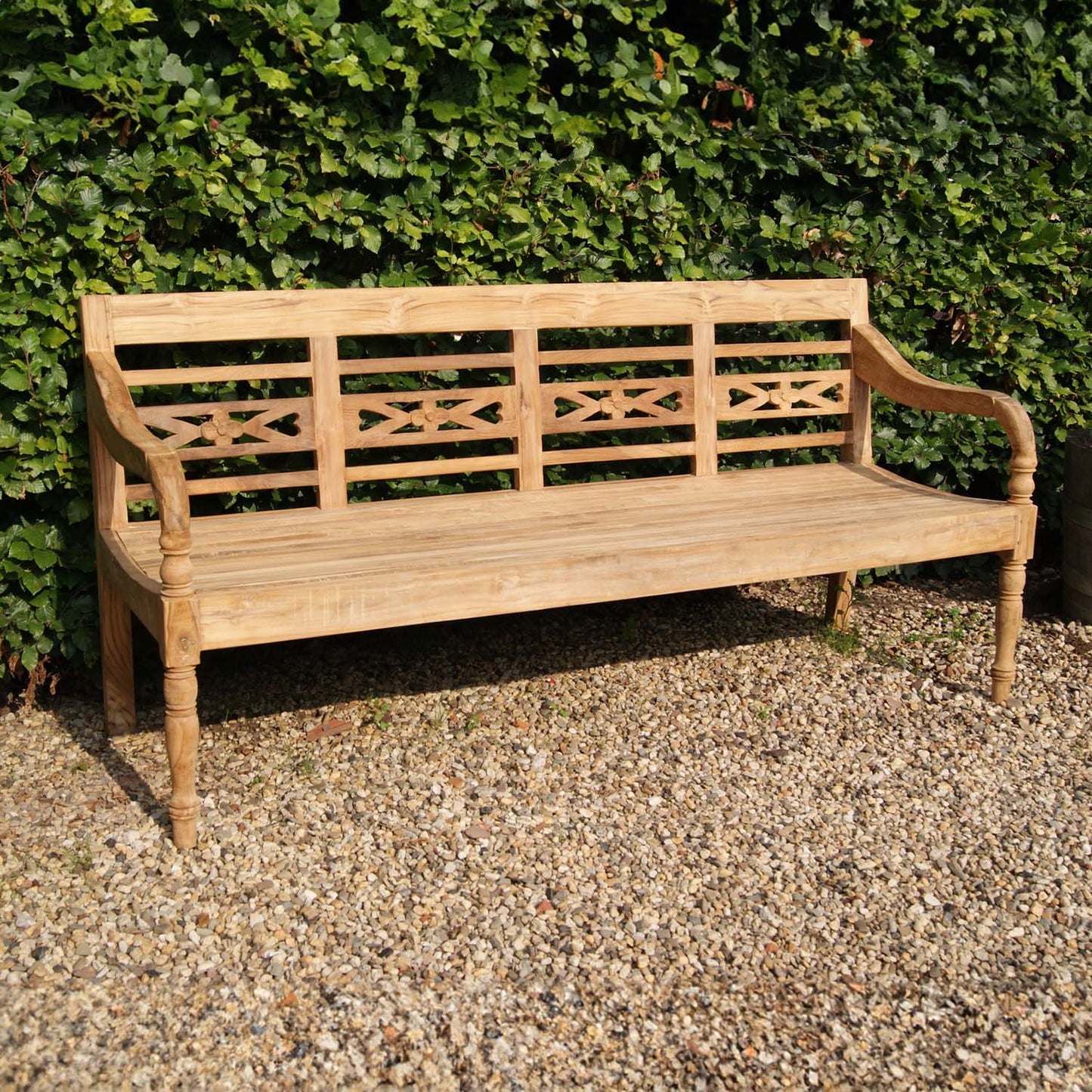 Tuinbank Station | Naturel Teakhout