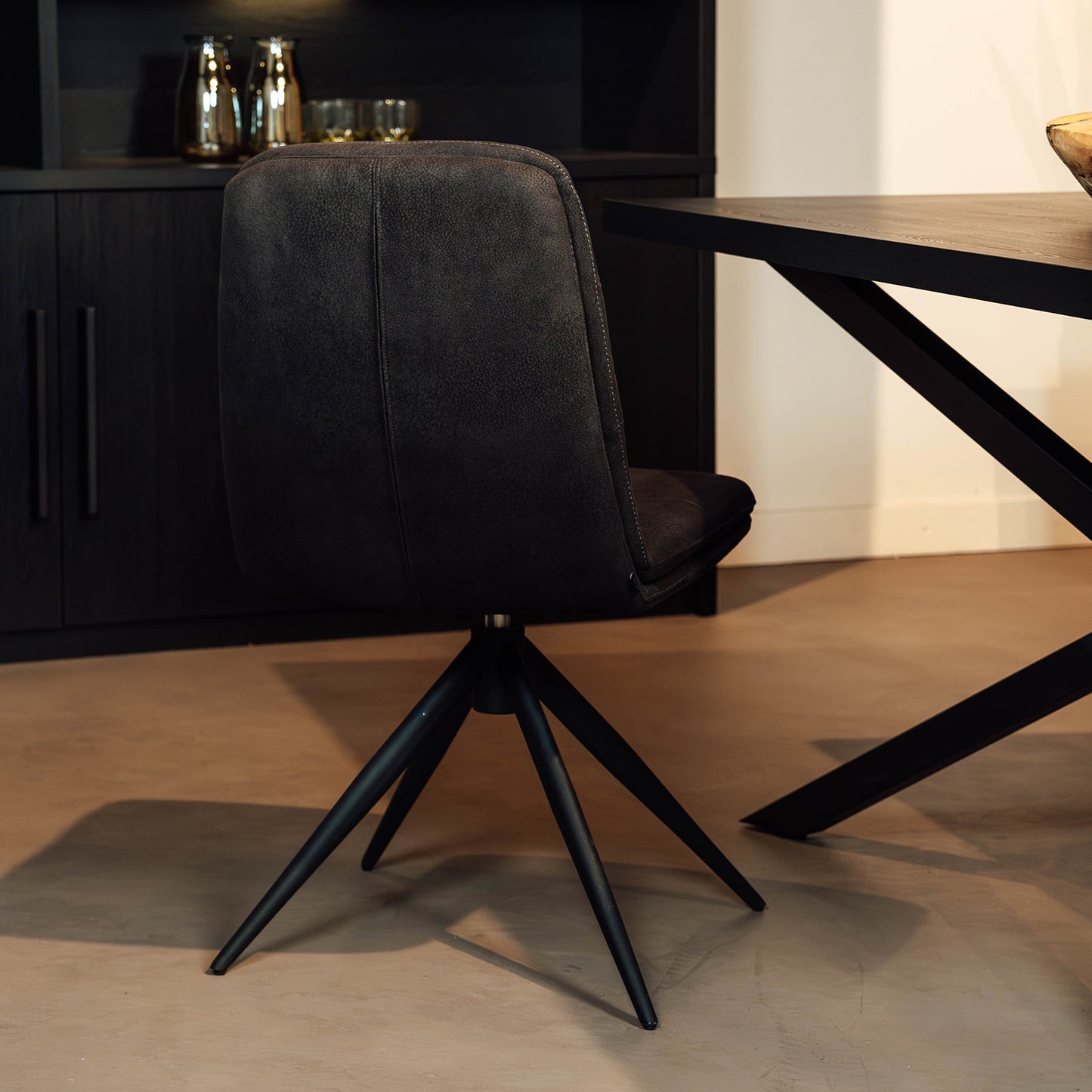 Eetkamerstoel Giza | Antraciet