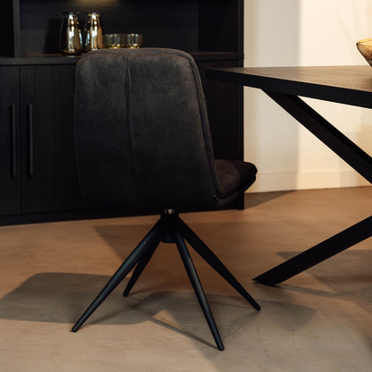 Eetkamerstoel Giza | Antraciet