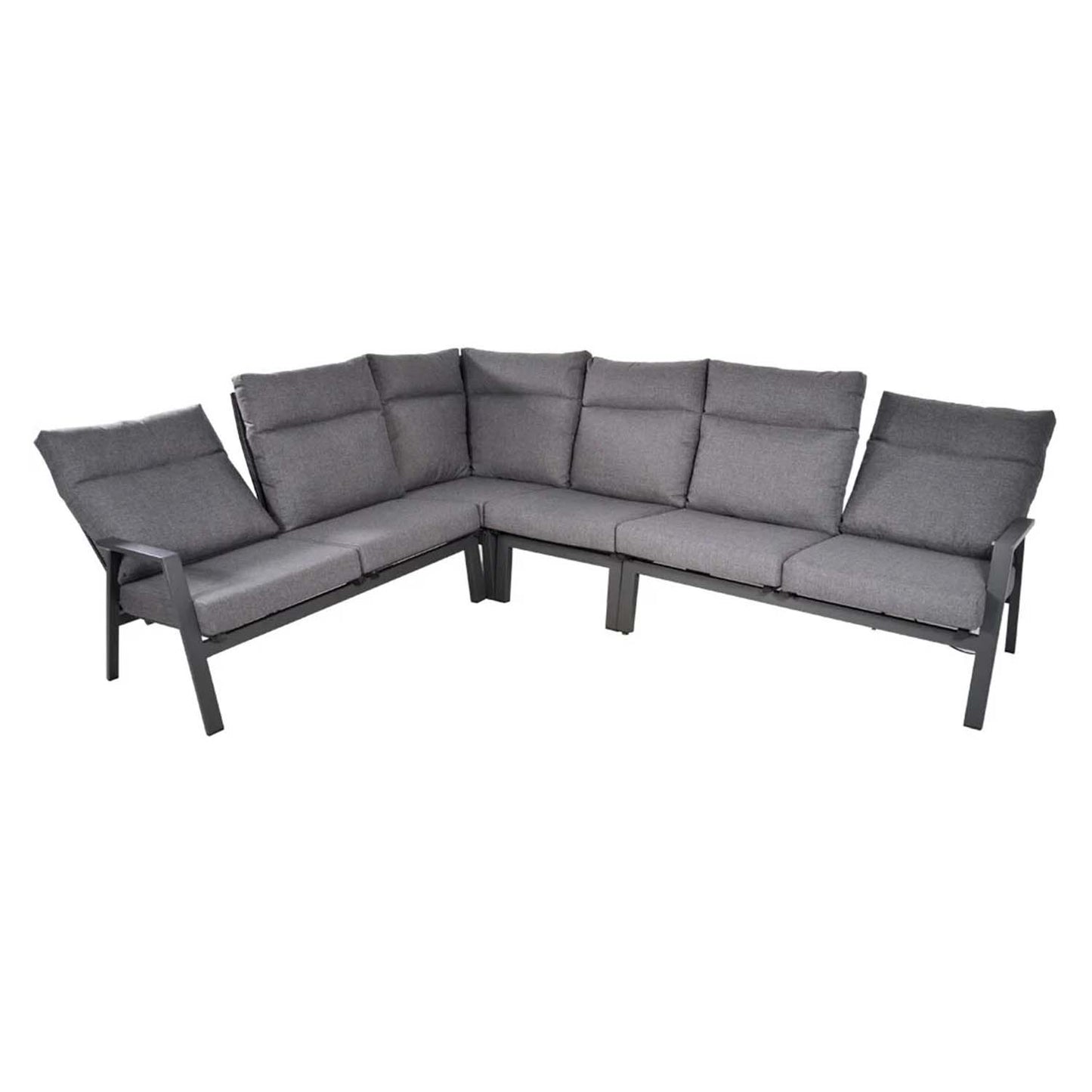 Loungebank Ohio | 6 zits | Grijs