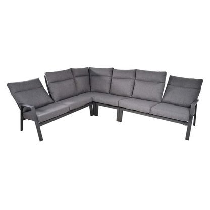 Loungebank Ohio | 6 zits | Grijs