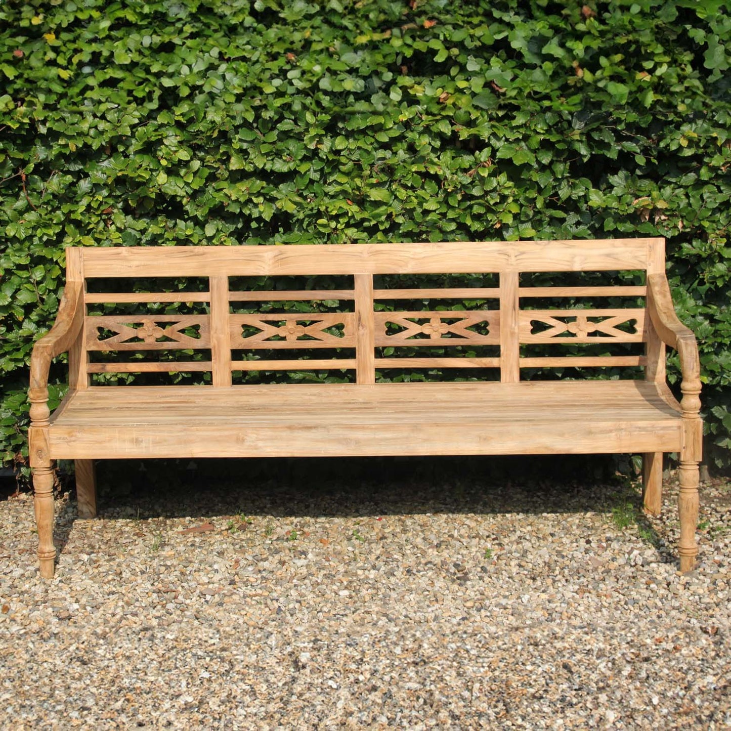 Tuinbank Station | Naturel Teakhout