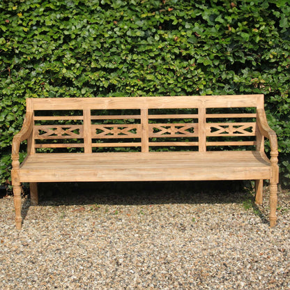 Tuinbank Station | Naturel Teakhout