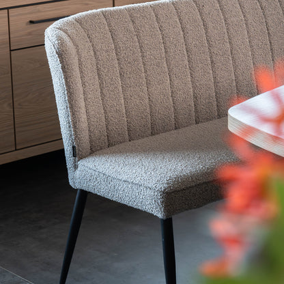 Eetkamerbank Fourty | Toffee Bouclé