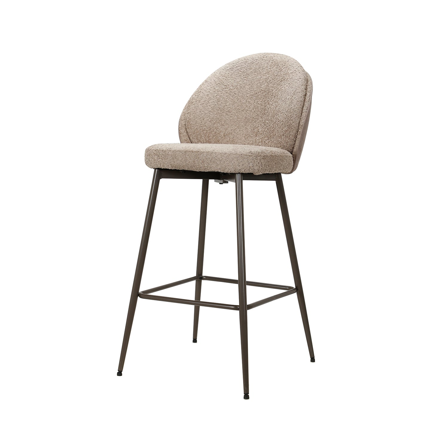 Barkruk Lovée | Horecahoogte | Taupe poot | Beige