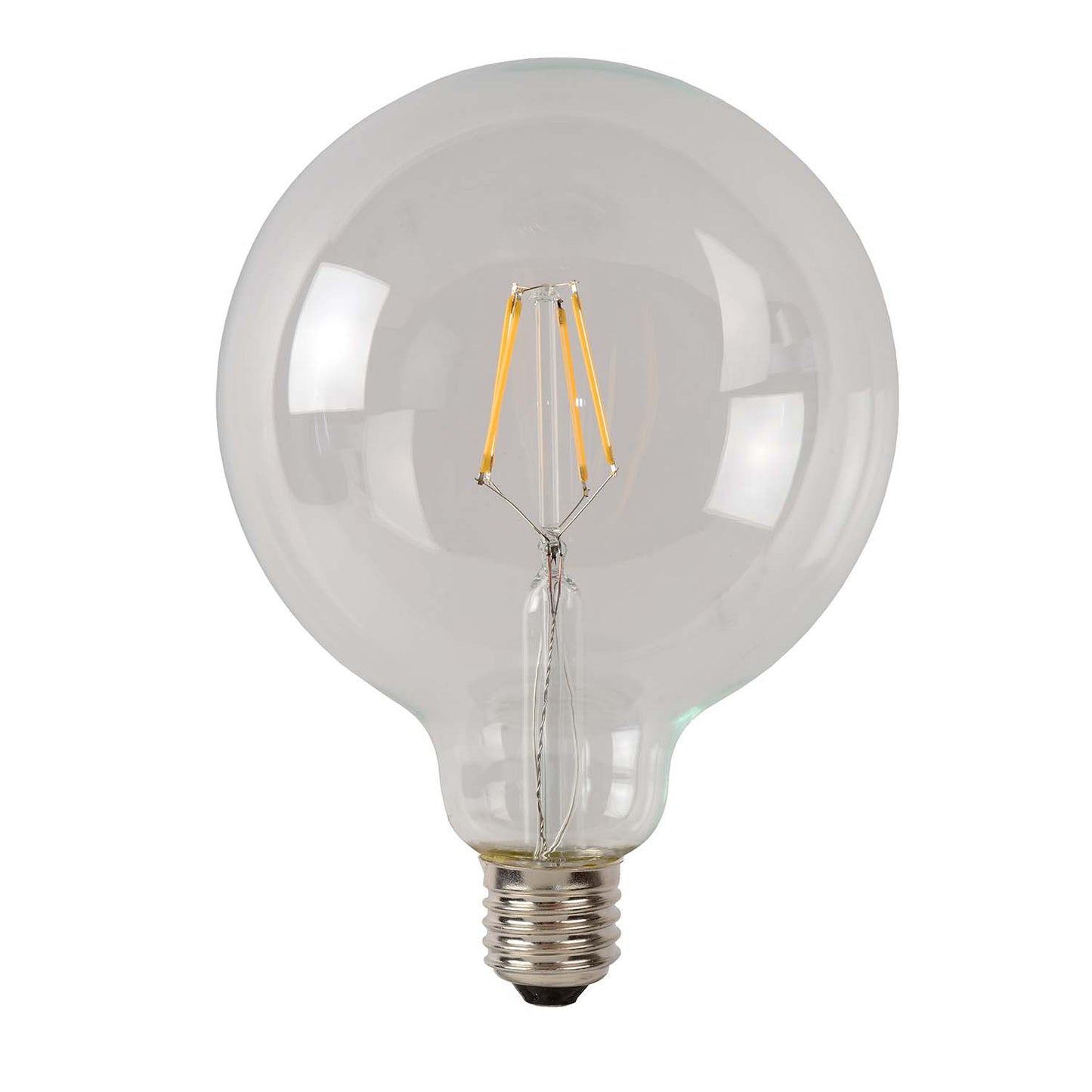 Lichtbron G125 | LED Dimbaar | Filament Bol Ø12,5 | Transparant Glas