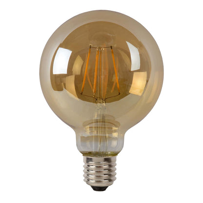 Lichtbron G95 | LED Dimbaar | E27 | Amber Glas