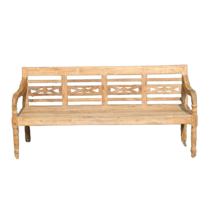 Tuinbank Station | Naturel Teakhout