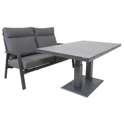 Loungebank Ohio | 2 & 3 zits | Grijs