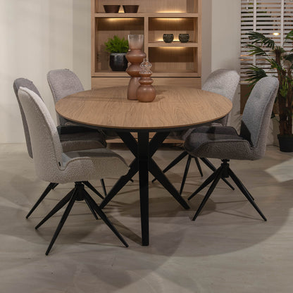 Eettafel Wellington | Ovaal | Blond Oak