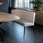 Eetkamerbank Fourty | Toffee Bouclé