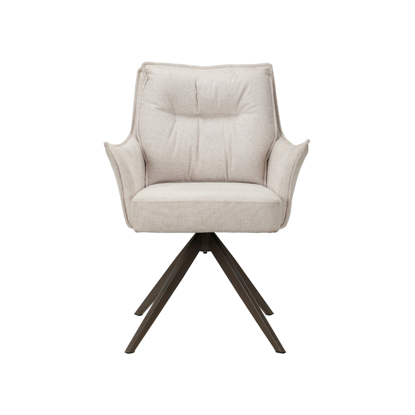 Eetkamerstoel Romee | Taupe  | 360° | OffWhite