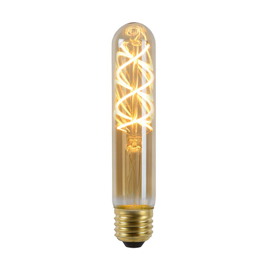 Lichtbron T32 | LED Dimbaar | Filament Bol Ø3 | Amberkleurig Glas