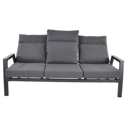 Loungebank Ohio | 2 & 3 zits | Grijs