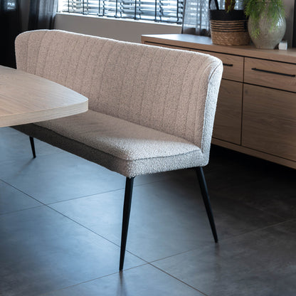 Eetkamerbank Fourty | Toffee Bouclé