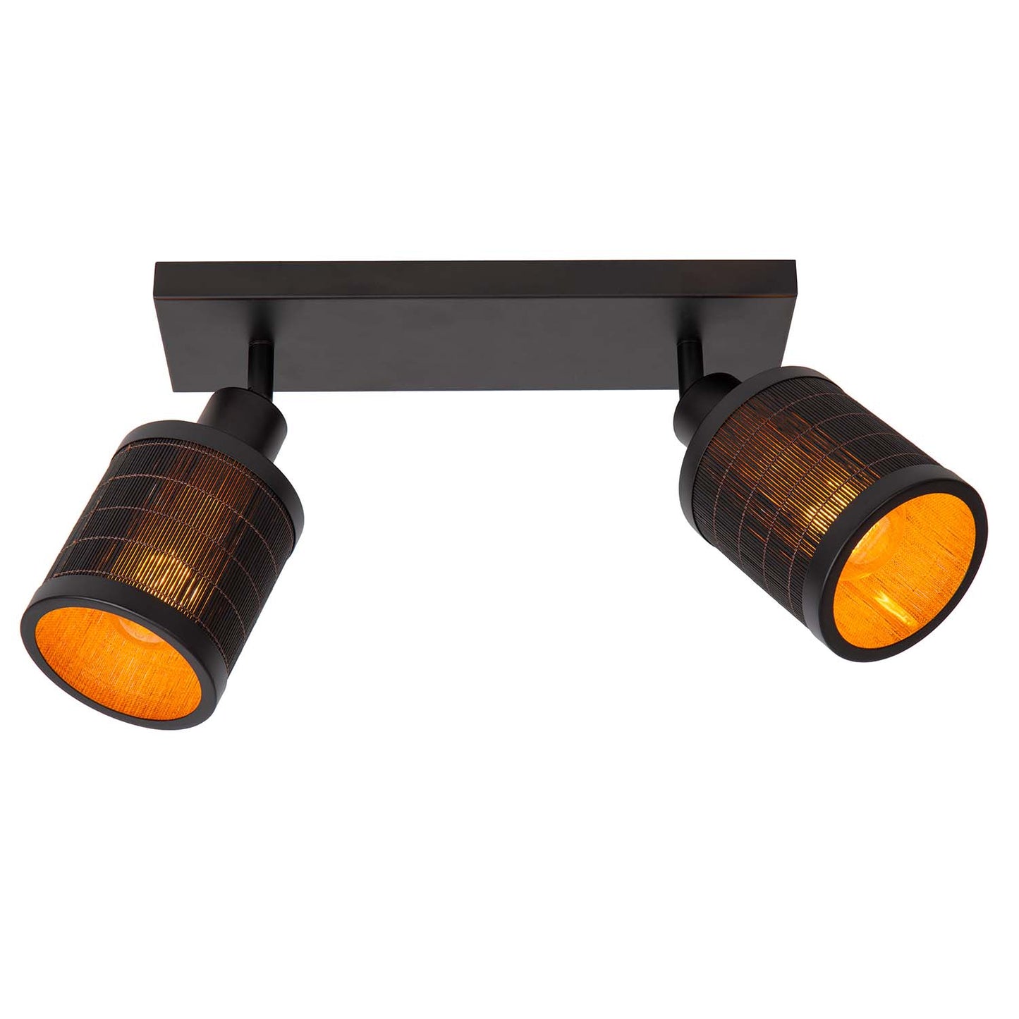 Plafondspot Tagalog | 2-Lichts | Ø10 cm | Zwart Metaal