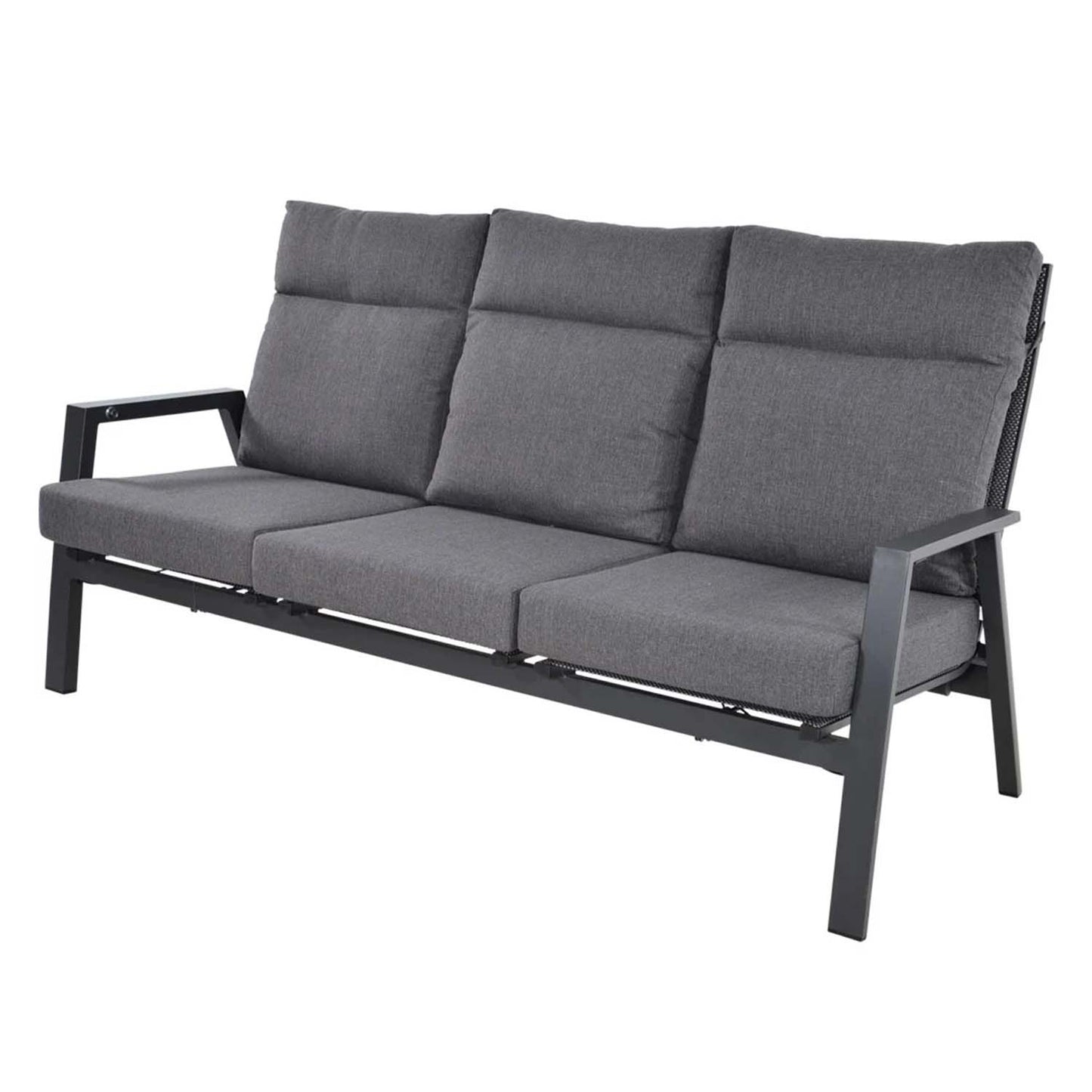 Loungebank Ohio | 2 & 3 zits | Grijs