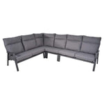 Loungebank Ohio | 6 zits | Grijs