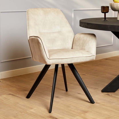 Eetkamerstoel Nova | Velvet | Magazijn leegverkoop