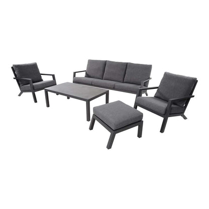 Voetenbank Down Town / Ohio | Grijs