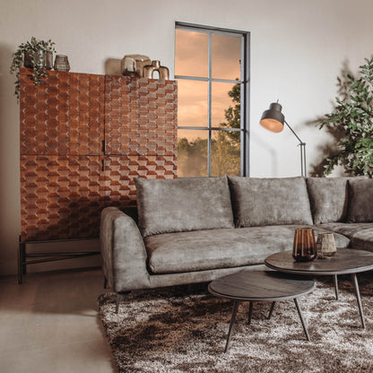 Opbergkast Paola | Mahonie Mangohout | 130 cm