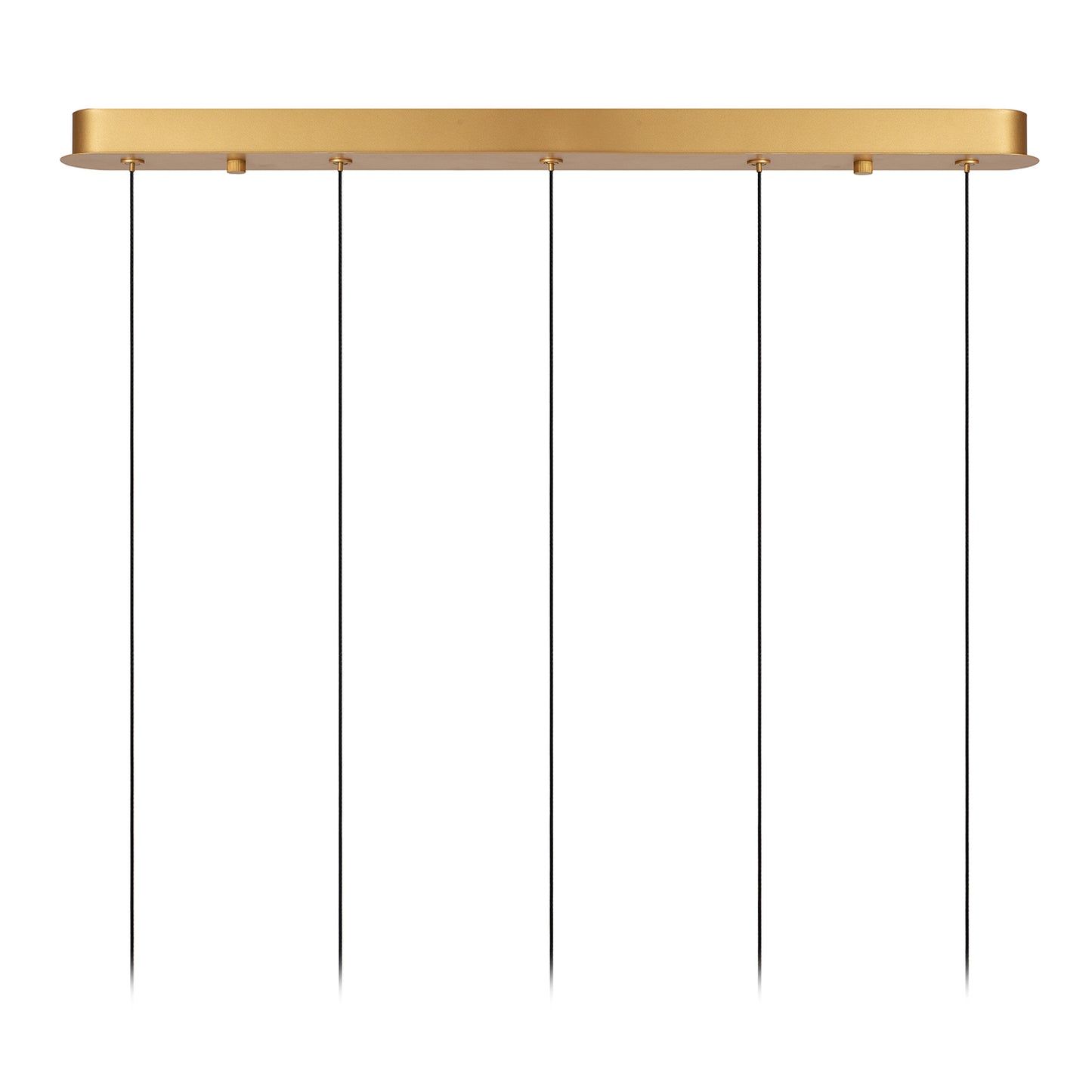 Hanglamp Dilenko | 5 op rij | Goud