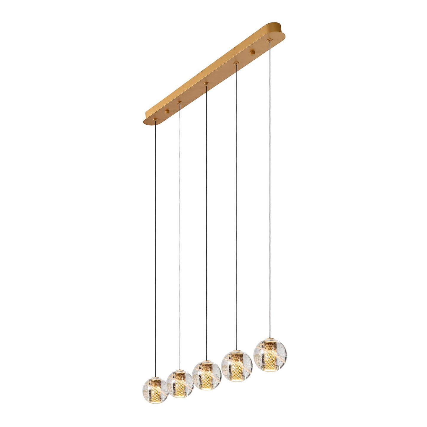 Hanglamp Dilenko | 5 | Goud