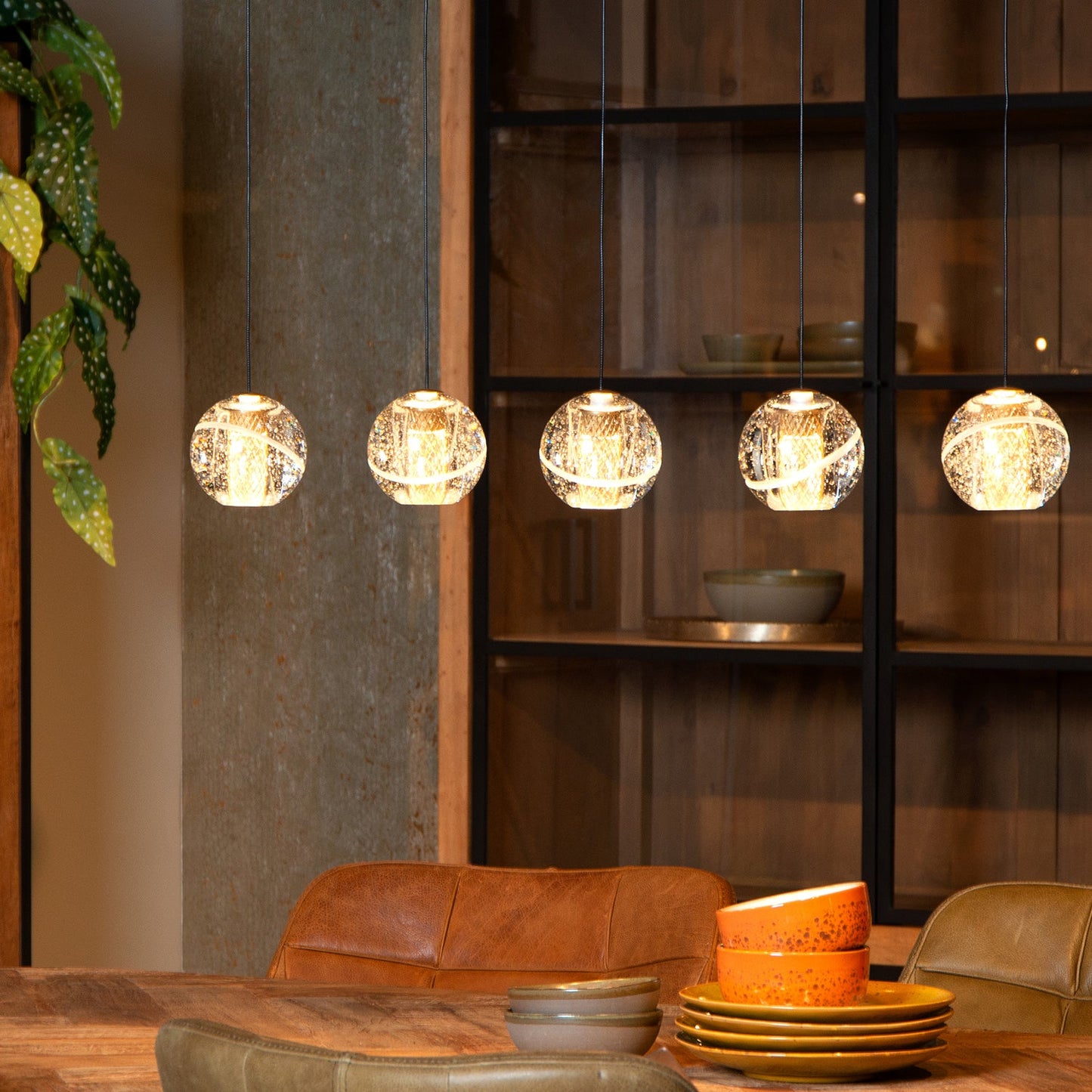 Hanglamp Dilenko | 5 | Goud