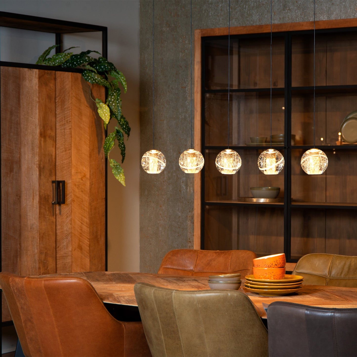 Hanglamp Dilenko | 5 | Goud