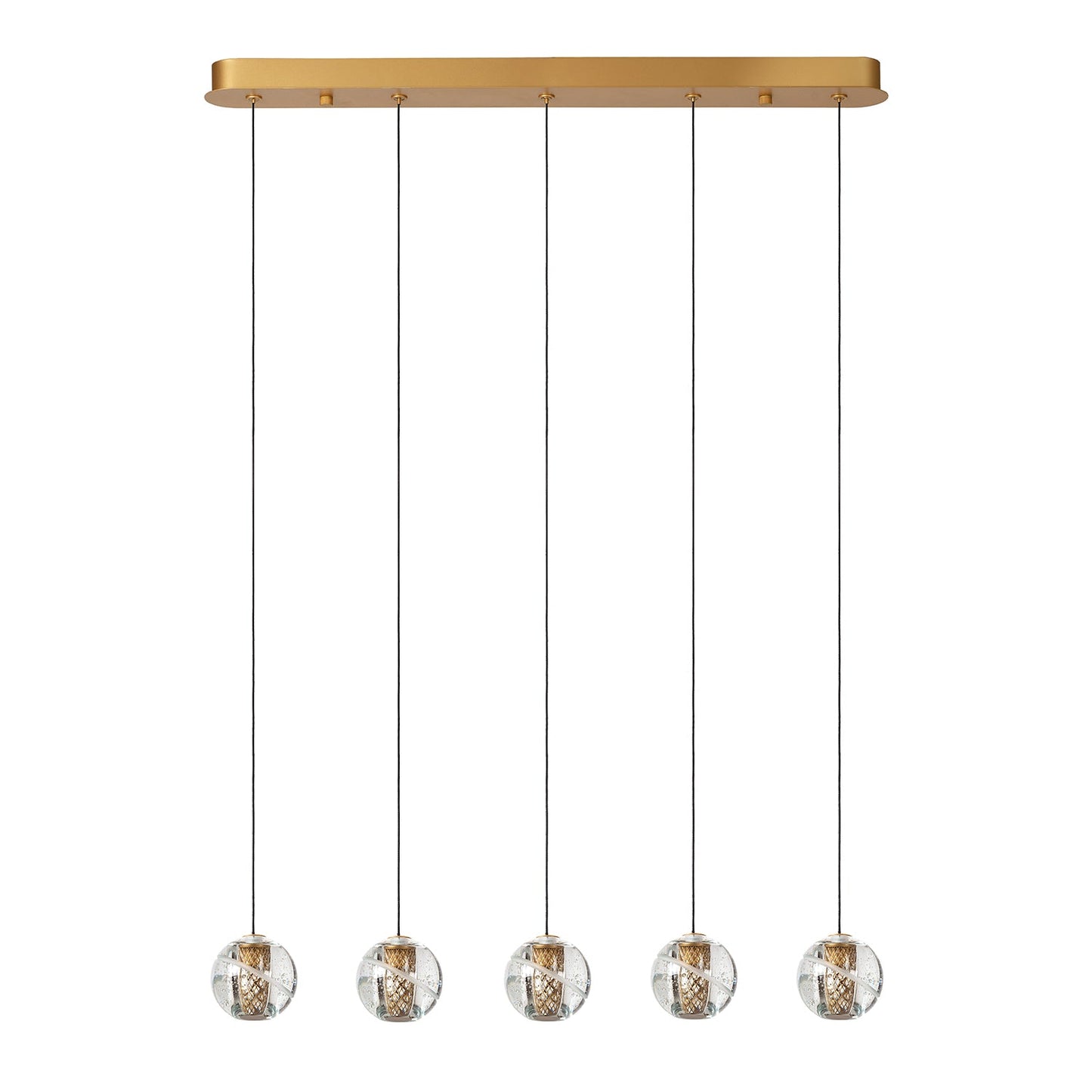 Hanglamp Dilenko | 5 | Goud