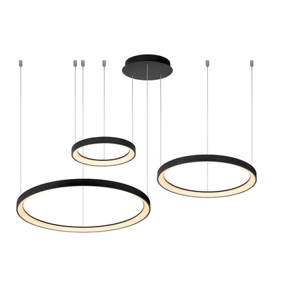 Hanglamp Vidal | 3 Lampen | Ø 78 cm | Zwart