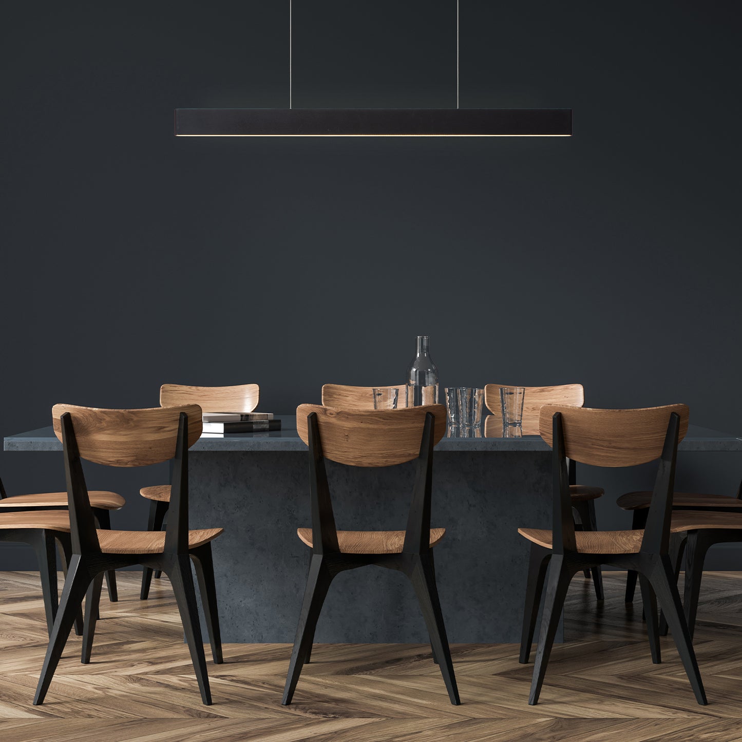 Hanglamp Raya LED | Zwart