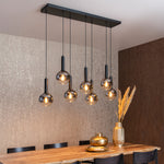 Hanglamp Marius | 7 Lampen | Zwart