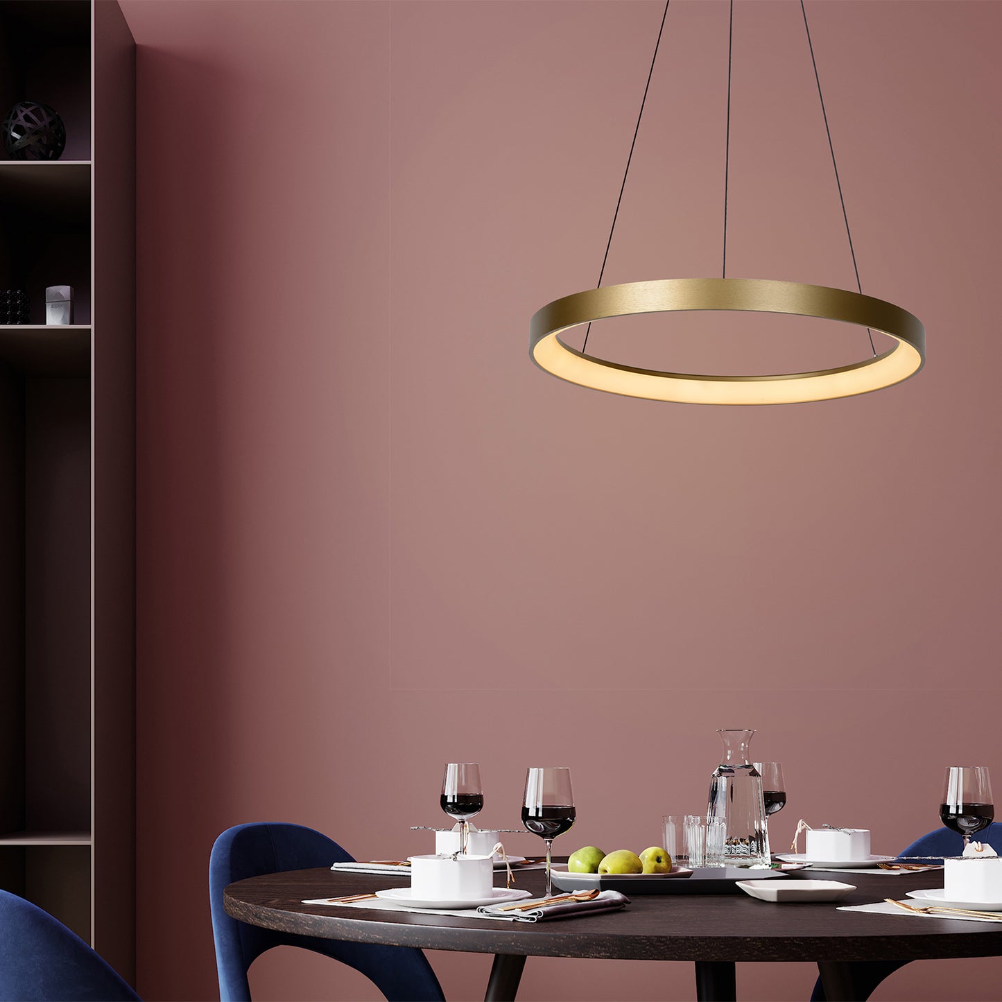 Hanglamp Vidal | 1 Lamp | Ø 58 cm | Goud