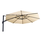 Zweefparasol VirgoFlex | Zonder Volant | Ø3,5 meter | Rond