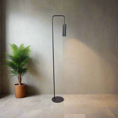 Vloerlamp Ferroli | Zwart Metaal