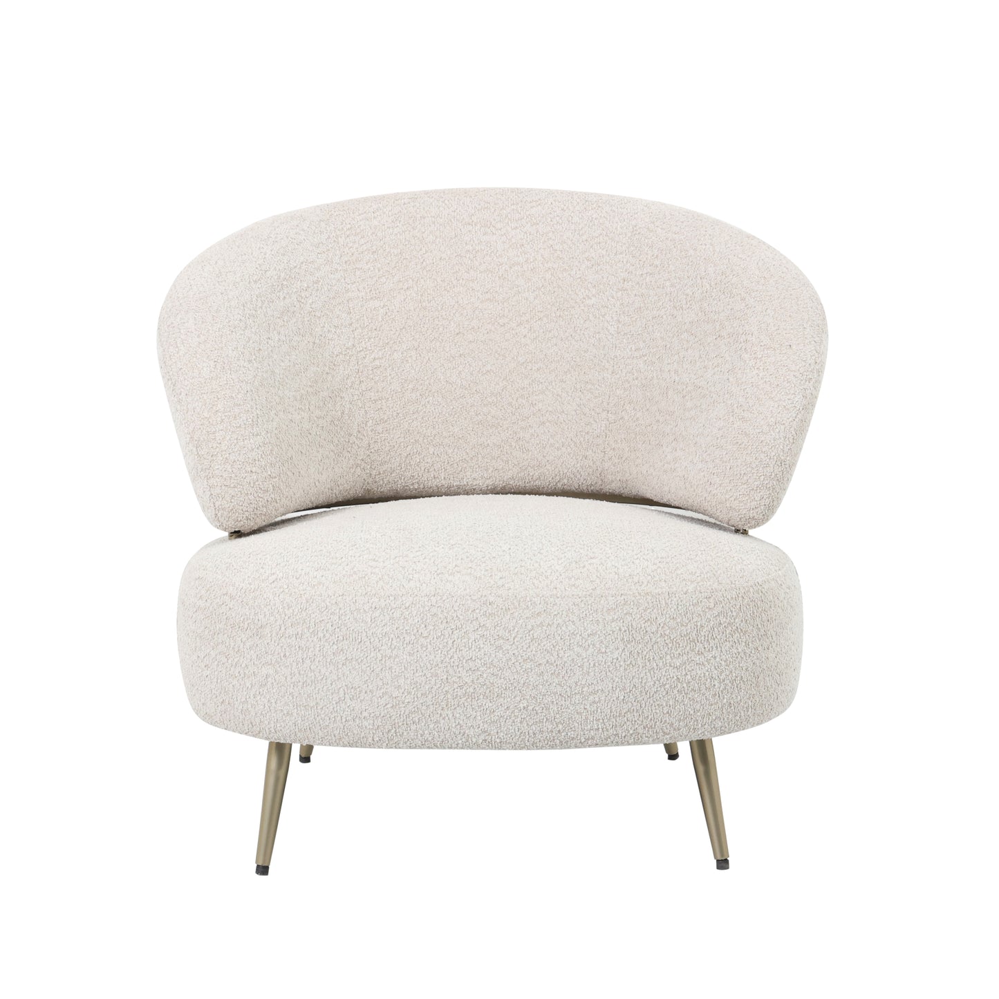 Fauteuil Rondé | Wit Stof