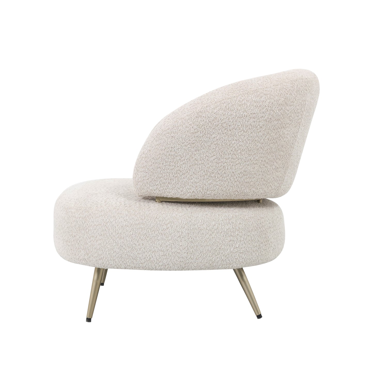 Fauteuil Rondé | Wit Stof