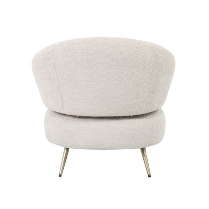 Fauteuil Rondé | Wit Stof