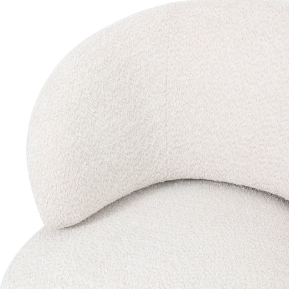 Fauteuil Rondé | Wit Stof
