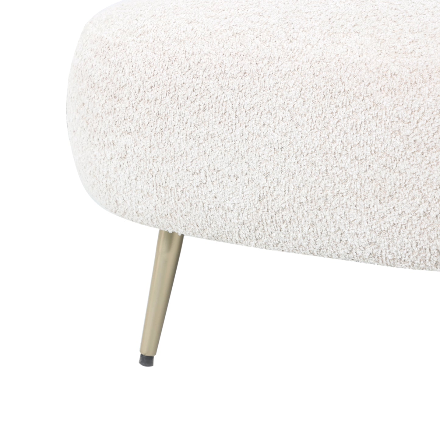 Fauteuil Rondé | Wit Stof