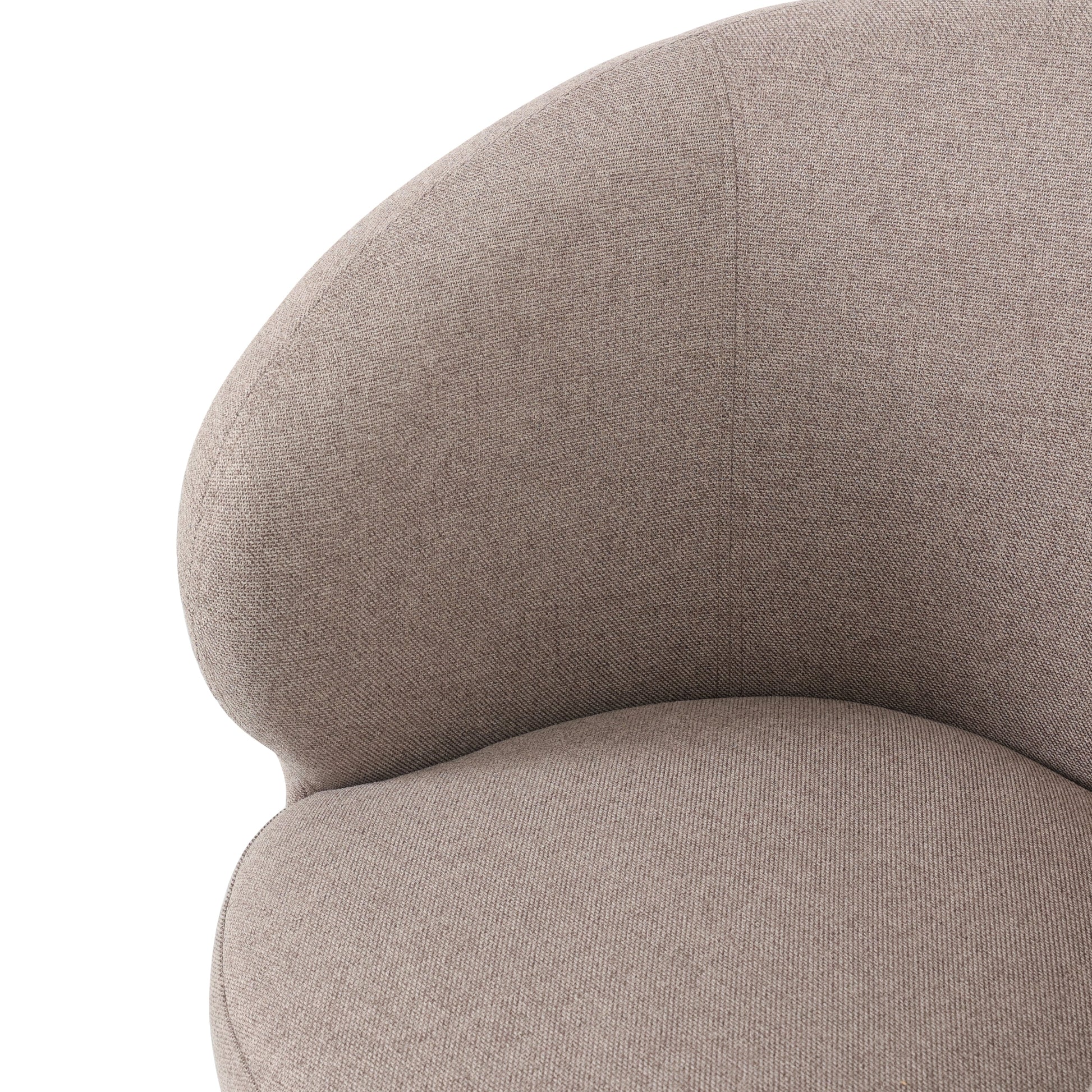 Fauteuil Victoria | Bruin Stof — Detail