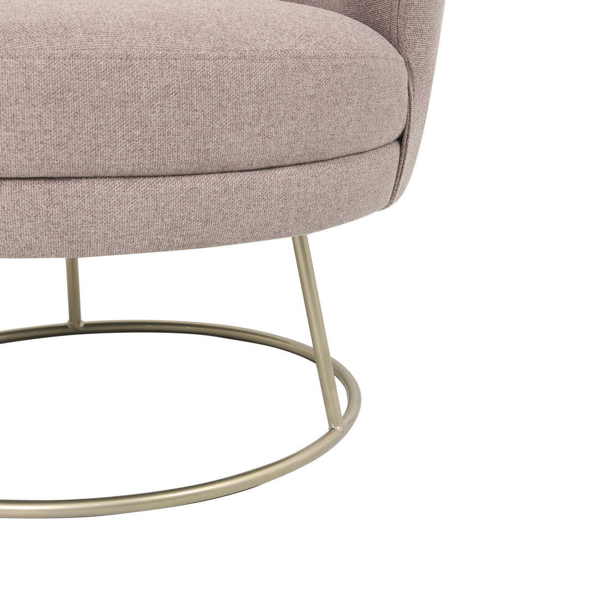 Fauteuil Victoria | Bruin Stof — Detail